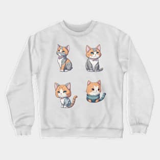 Cute Cats Crewneck Sweatshirt